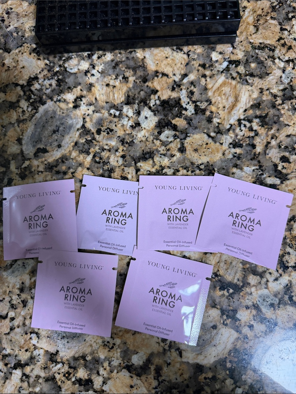 Young Living Aroma Ring Single-Use Essential Oil Sachets